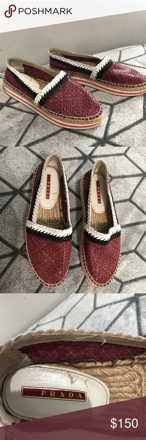 prada madras shoes